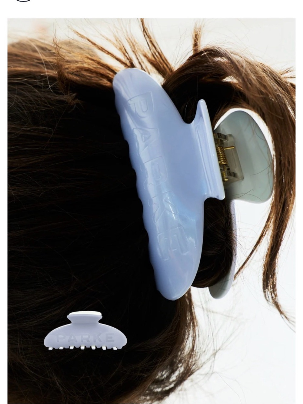 Parke Pastel Blue Hair Claw Clip for Women